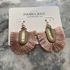 Pink Fringe Earrings